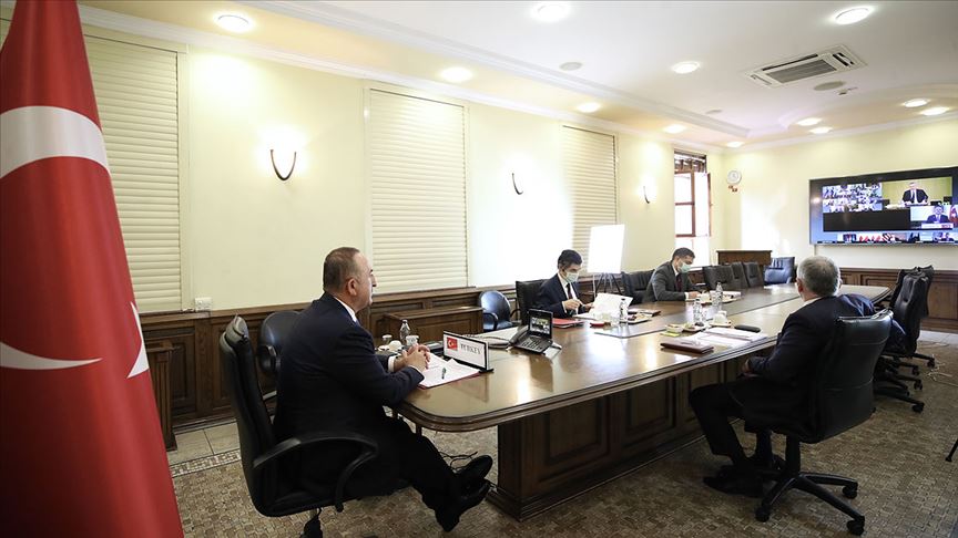 NATO dışişleri bakanları, ilk kez sanal ortamda bir araya geldi