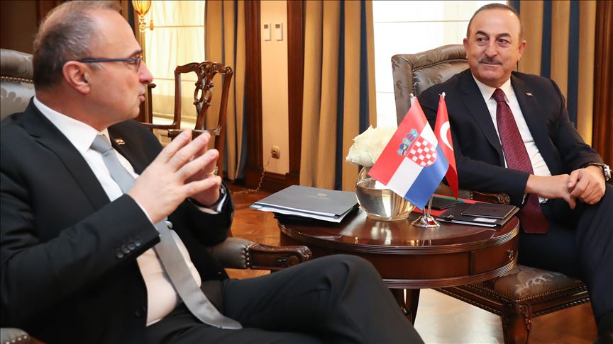 Top Turkish, Croatian diplomats discuss bilateral ties
