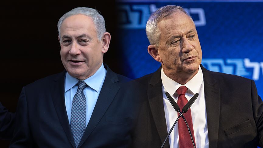 Netanyahu ile Gantz'ın çıkarları 'birlik hükümetinde' buluştu