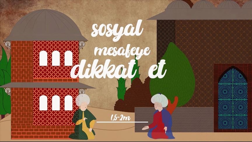 Koronavirüsten korunma yollarını minyatür sanatıyla anlatıyor