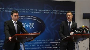 Средба Димитров - Сијарто: Нагласена солидарноста и соработката меѓу Северна Македонија и Унгарија