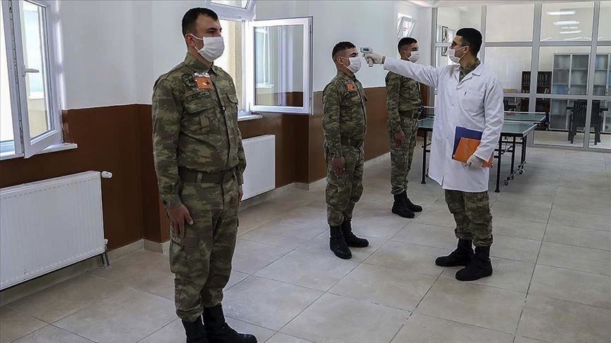 تدابیر بهداشتی در ارتش ترکیه برای مقابله با کرونا