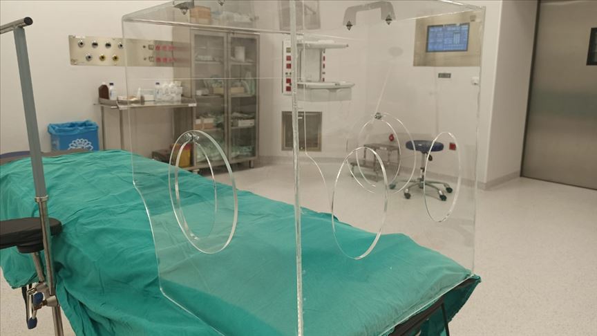 Bursa'da üretilen entübasyon kabini Şehir Hastanesinde kullanılmaya başlandı