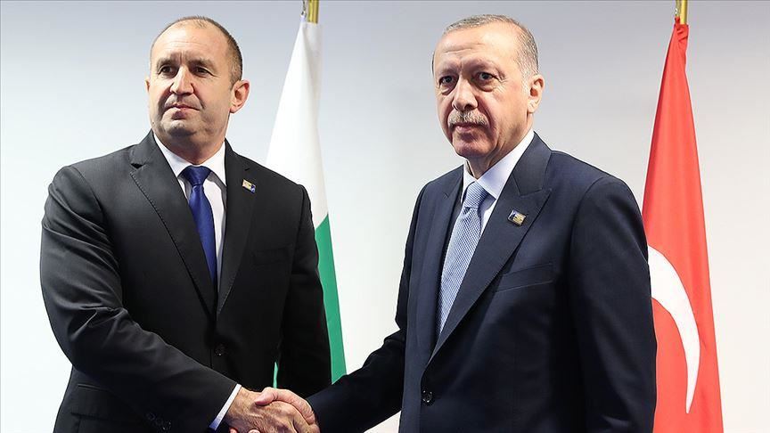 Erdogan s'entretient avec son homologue bulgare, Roumen Radev 