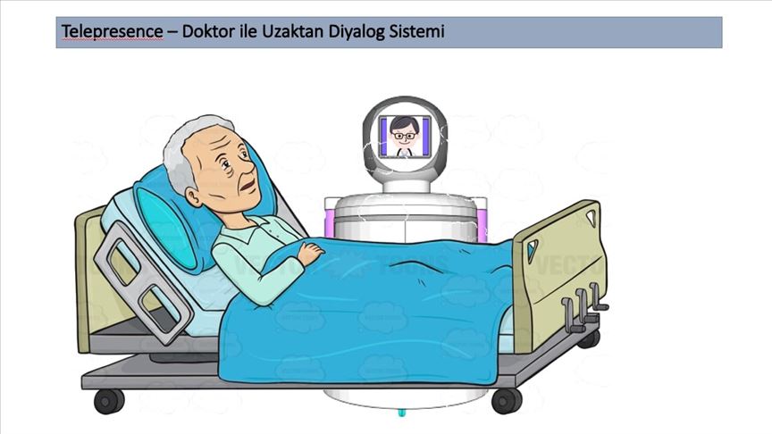 Yıldız Teknopark sağlık çalışanlarına yardımcı olması için robot üretti