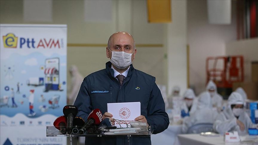 bakan karaismailoglu evde emekli maasi ve yardim odemeleri kapsaminda 8 4 milyon islem tamamlandi