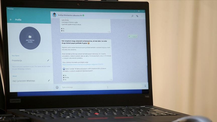 Hrvatska: Predstavljen Andrija, virtualni asistent za koronavirus 