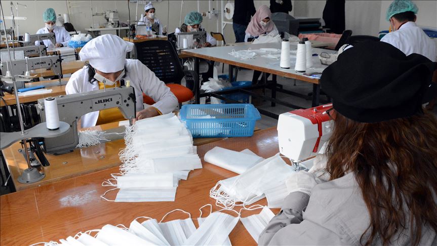 Turkish vocational schools help fight against virus