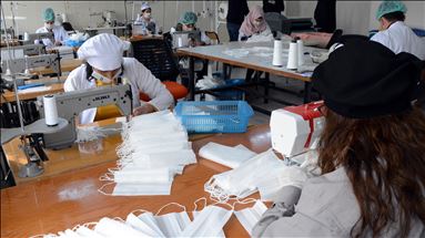 Turkish vocational schools help fight against virus