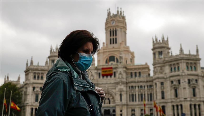 Angka kematian Covid-19 per hari di Spanyol turun jadi 410