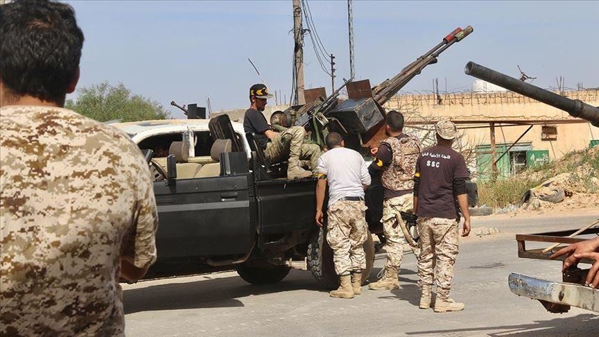 ضربات سهمگین به مواضع شبه‌نظامیان حفتر در ترهونه لیبی