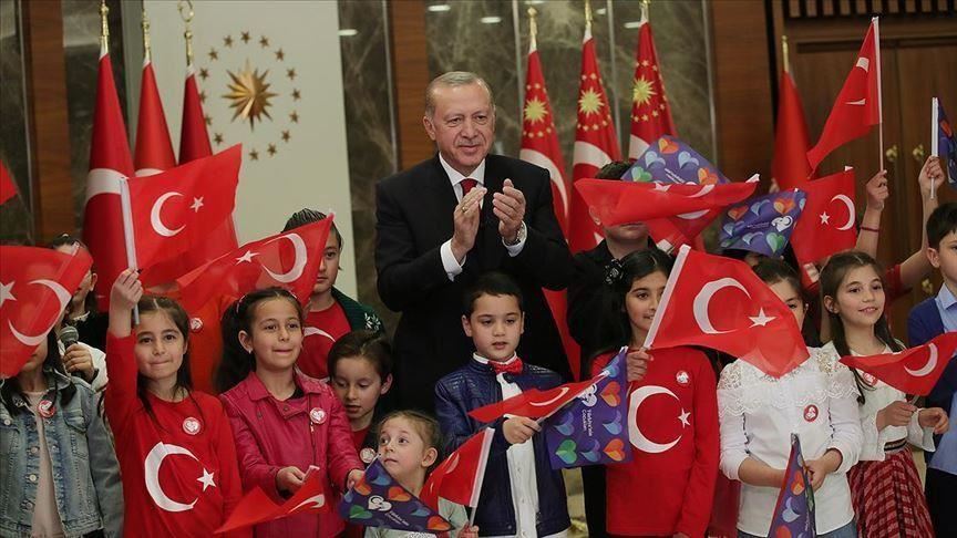 Erdogan: April 23 shows democracy, Turkish sovereignty