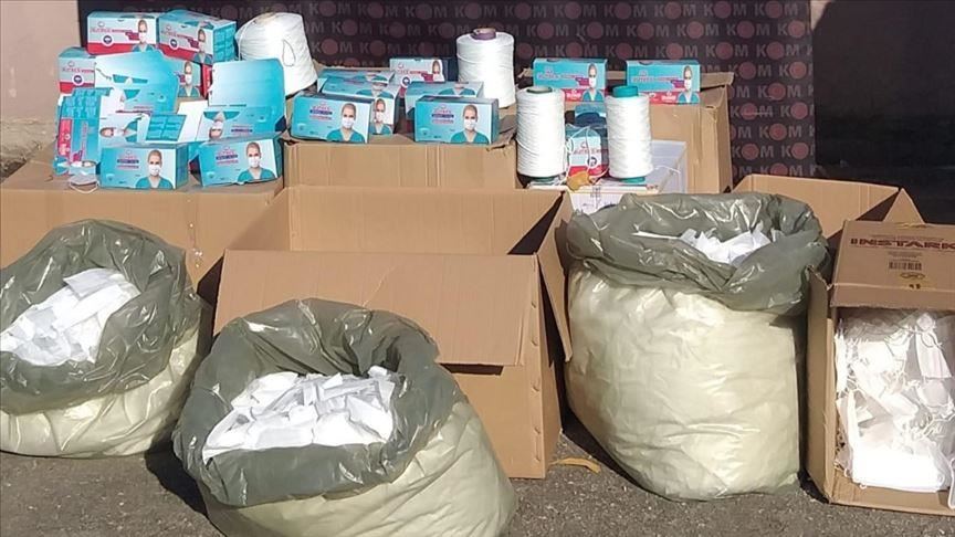 Turkey seizes 700,000 illegally produced face masks