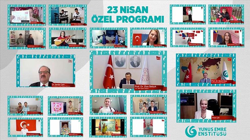 Yunus Emre Enstitüsü 23 Nisan'ı dijital etkinlikle kutladı