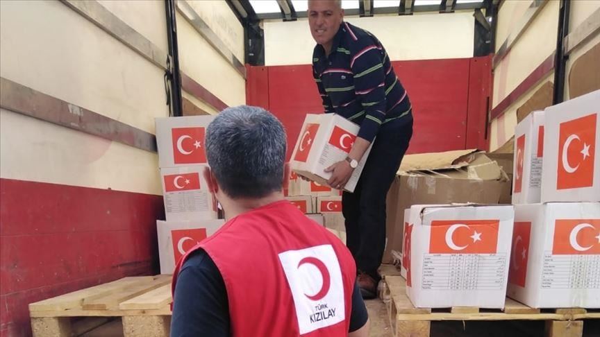 Turkish Red Crescent delivers Ramadan aid in N. Syria