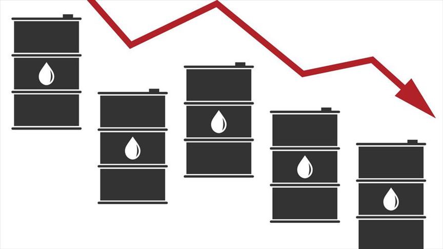 Oil prices down with worries over glut and storage