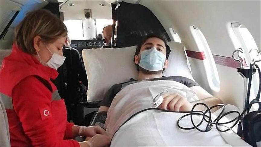 Surgery blocked by virus, Turkish student brought to homeland
