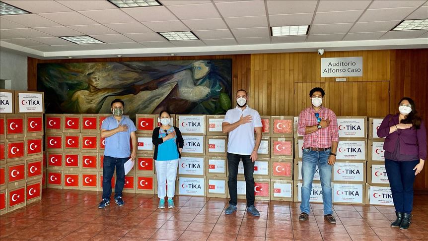 Turkish agency delivers aid in Mexico over pandemic