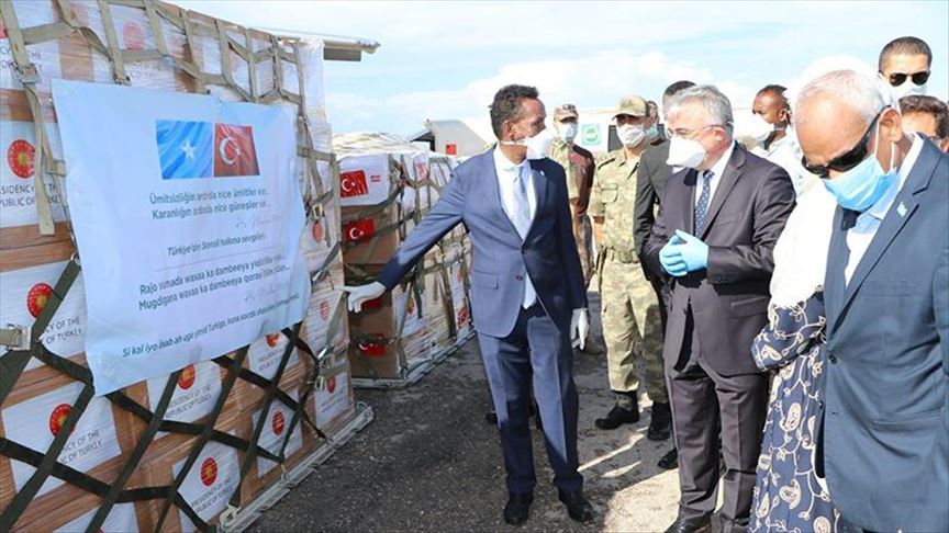 Turkey sends Somalia domestic ventilators to tackle virus