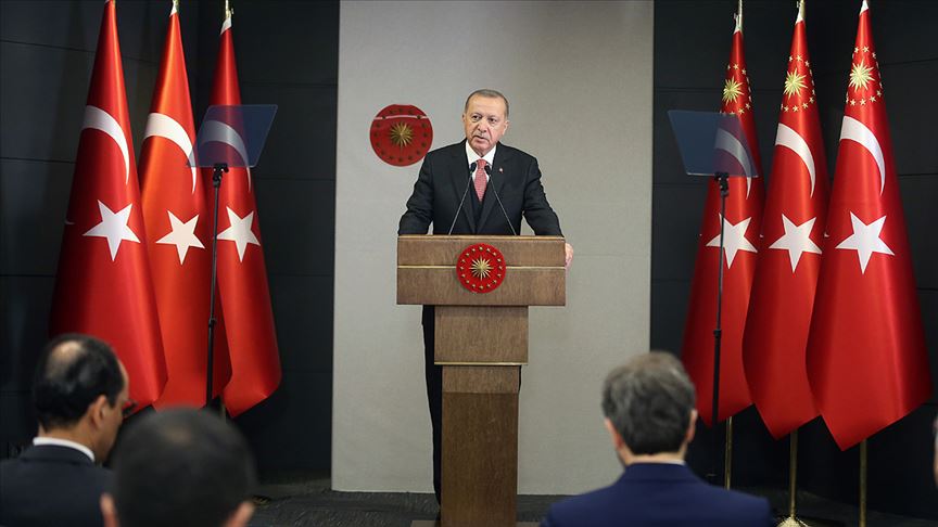 Cumhurbaşkanı Erdoğan: Normal hayata dönüşü kademe kademe başlatacağız