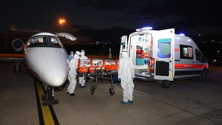 Sudan Daki Turk Hasta Ambulans Ucakla Turkiye Ye Getirildi