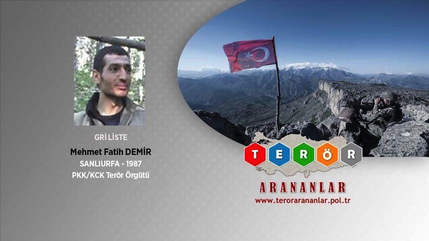2 wanted PKK terrorists neutralized in eastern Turkey
