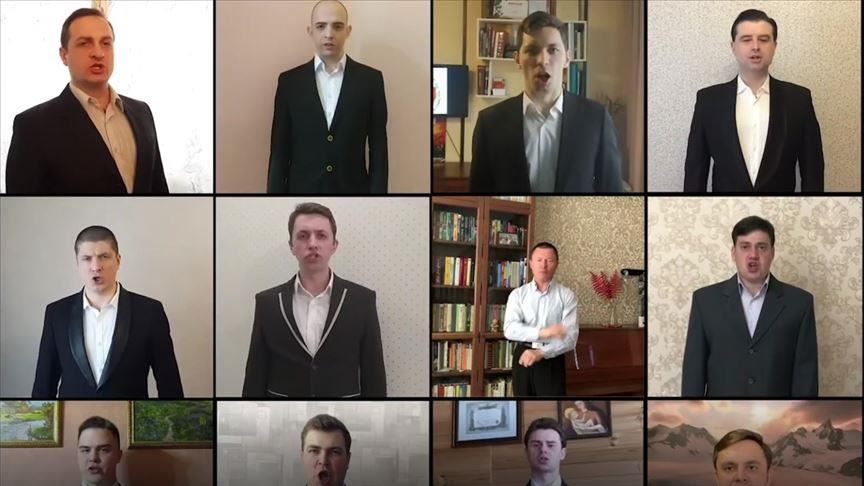Red Army Choir performs Ottoman war song amid pandemic