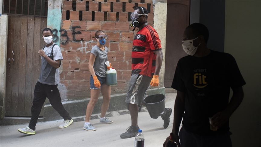 Brezilya'da son 24 saatte Kovid-19 nedeniyle 751 kişi öldü