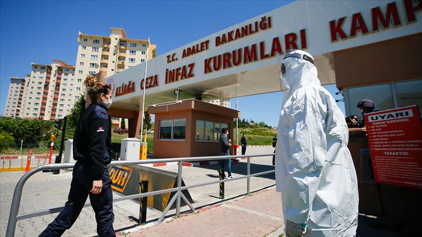 İzmir'deki cezaevlerinde koronavirüs önlemleri