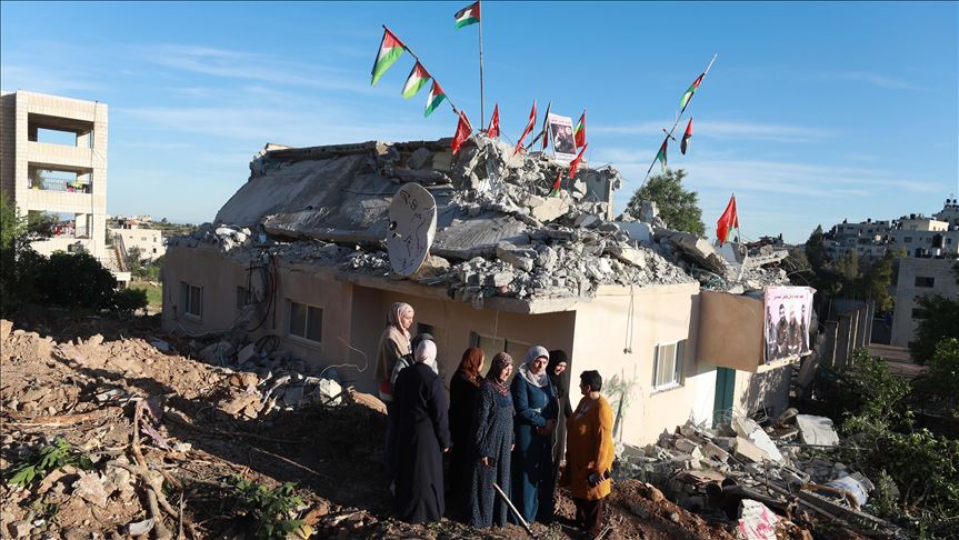 نظامیان اسرائیل خانه یک اسیر فلسطینی را تخریب کردند