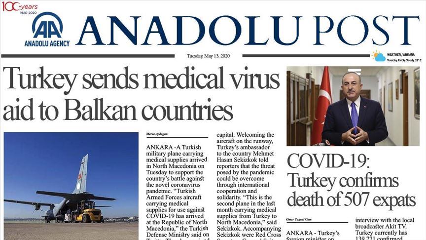 Anadolu Post - Issue of May 13, 2020