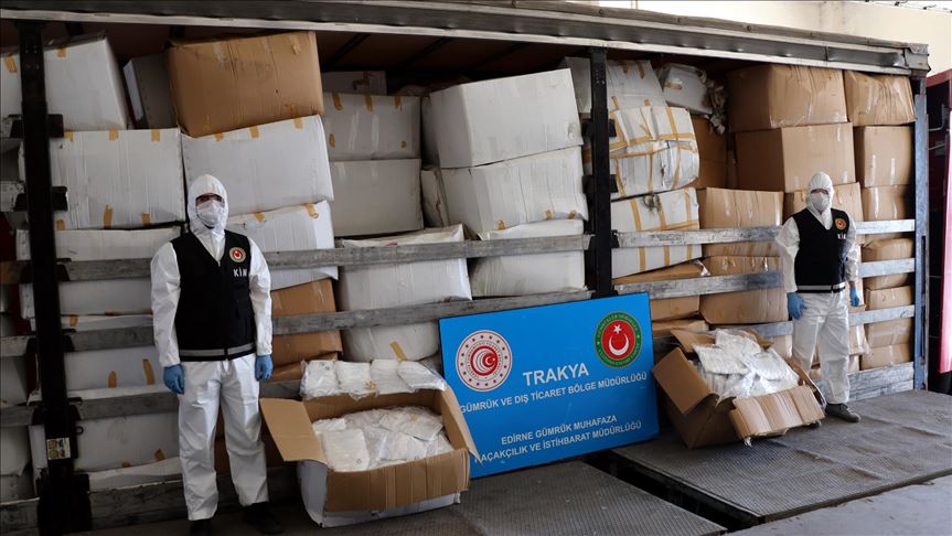 Turkish customs seizes 570,000+ masks bound for Europe