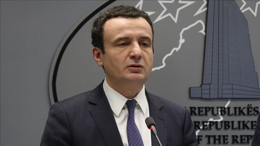 Kosovo's prime minister goes into quarantine