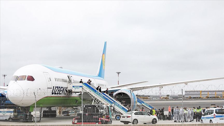 Ozbekistan Daki Turk Vatandaslari Tarifeli Ucakla Istanbul A Getirildi