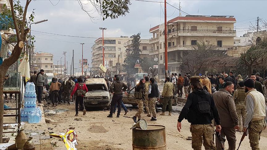 Afrin’de terör saldırısında 2 sivil yaralandı