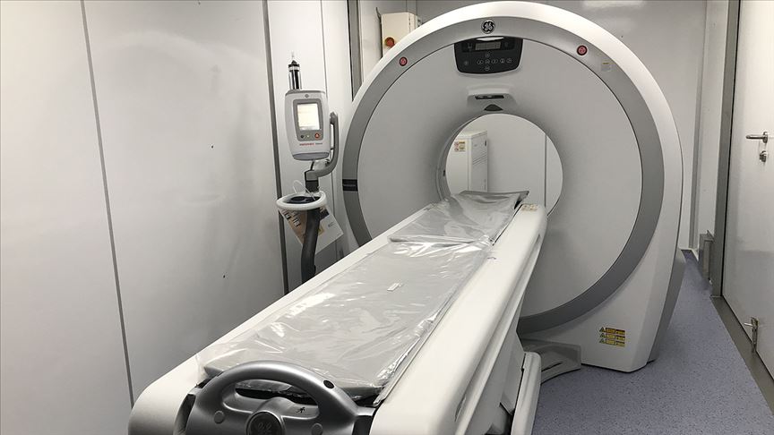 Cerrahpaşa Tıp Fakültesi'nde sahra tipi bilgisayarlı tomografi ünitesi açıldı 