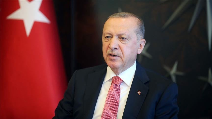 Serokomar Erdogan bi welatiya gustîla xwe ji bo Kampanyaya Piştevaniya Neteweyî şand ra axivî