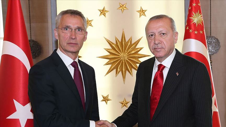أردوغان وستولتنبرغ يبحثان ملفي سوريا وليبيا