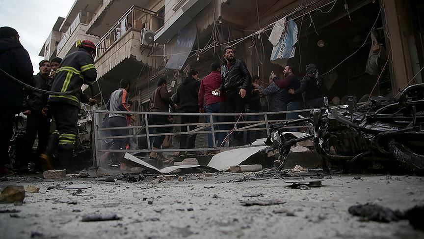 Twin bombings in al-Bab, Syria wound five civilians