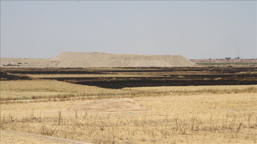 Daesh/ISIS sets fire to agricultural land in Kirkuk