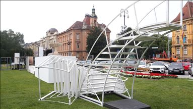 Zagreb: Hrvatsko narodno kazalište na dvorištu izložilo scenografiju