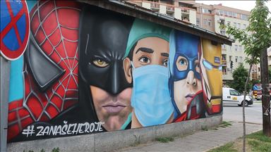 Novi Sad: Mural u čast stvarnim herojima
