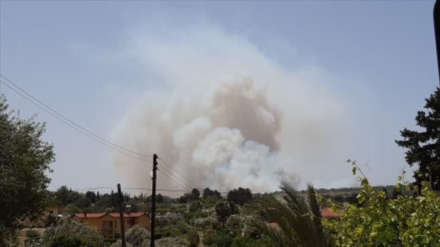 N. Cyprus: Forest fire breaks out amid high temperature