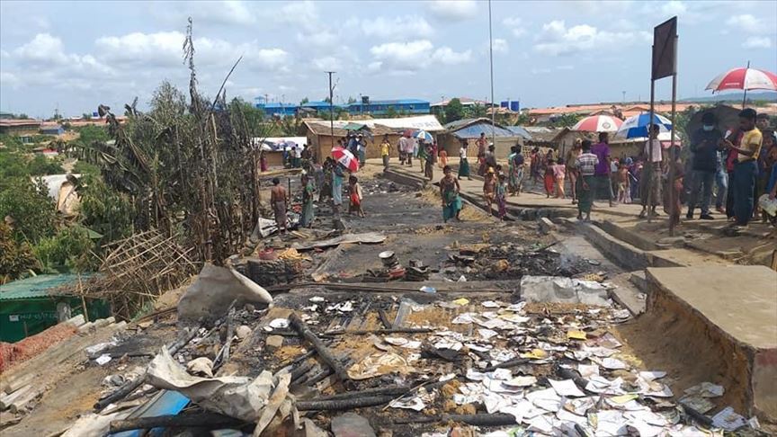 Second fire occurs at Rohingya camp within days