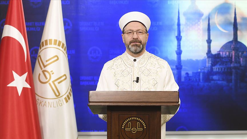 Diyanet İşleri Başkanı Erbaş: Yaşadığımız salgın çok tedbirli olmamızı gerektiriyor