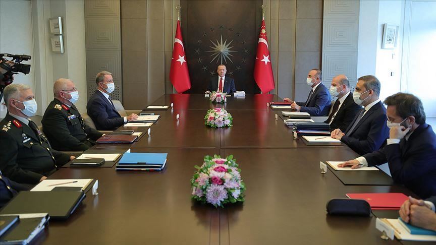 أردوغان يترأس اجتماعا أمنيا في إسطنبول