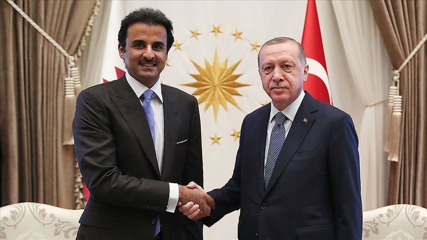 Президент Эрдоган обсудил борьбу с пандемией с эмиром Катара