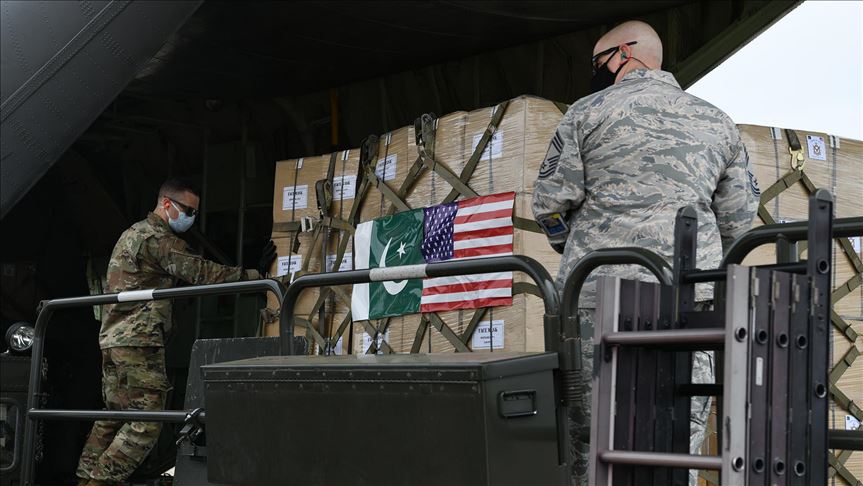 Pakistan sends COVID-19 medical aid to US
