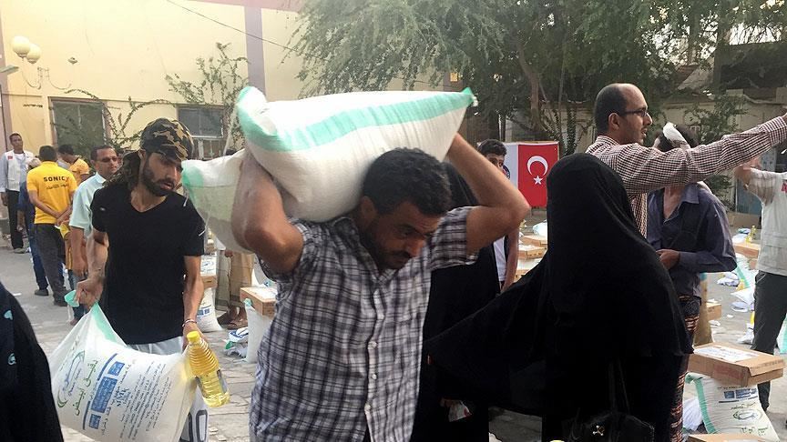 ترکیه در ماه مبارک رمضان  به یاری 15 هزار یمنی شتافت