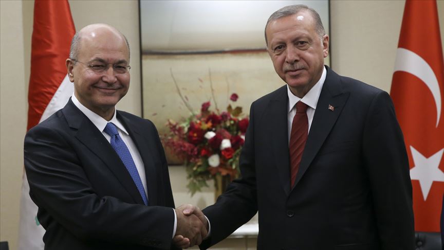 Cumhurbaşkanı Erdoğan, Irak Cumhurbaşkanı Salih ile telefonda görüştü